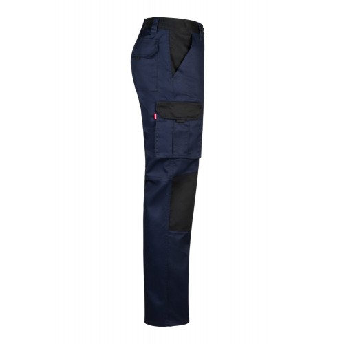 103020B.PANTALÓN BICOLOR AZUL NAVY/NEGRO 34