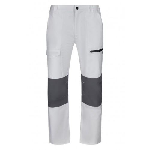 103022S.PANTALÓN TREKKING STRETCH BLANCO/GRIS XL