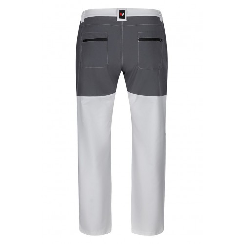 103022S.PANTALÓN TREKKING STRETCH BLANCO/GRIS S