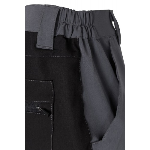 103022S.PANTALÓN TREKKING STRETCH GRIS/NEGRO 2XL