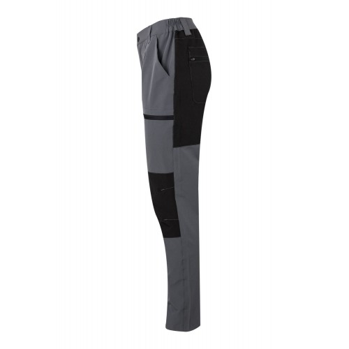 103022S.PANTALÓN TREKKING STRETCH GRIS/NEGRO 2XL