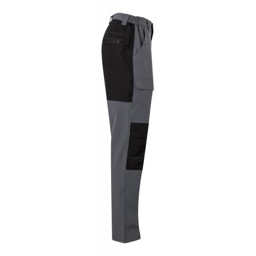 103022S.PANTALÓN TREKKING STRETCH GRIS/NEGRO 2XL
