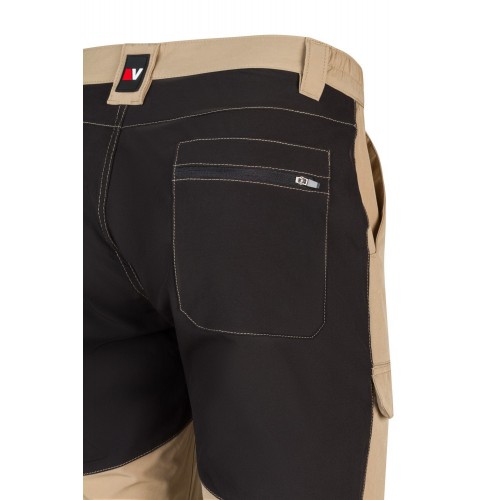 103022S.PANTALÓN TREKKING STRETCH BEIGE ARENA/NEGRO 2XL
