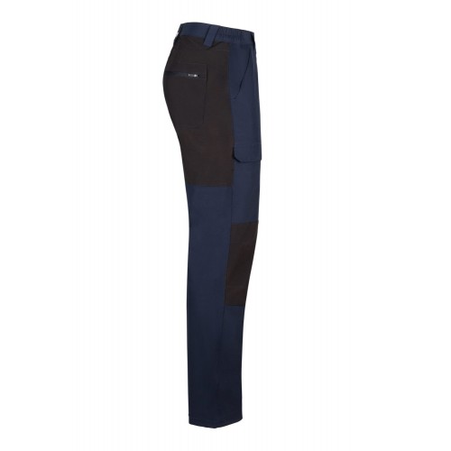 103022S.PANTALÓN TREKKING STRETCH AZUL NAVY/NEGRO 2XL
