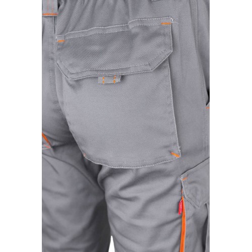 103024S.PANTALÓN STRETCH BICOLOR GRIS/NARANJA 34