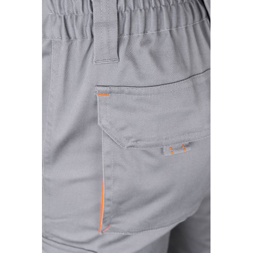 103024S.PANTALÓN STRETCH BICOLOR GRIS/NARANJA 34