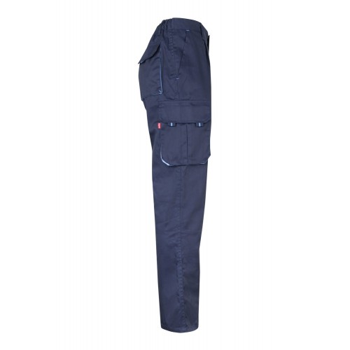 103024S.PANTALÓN STRETCH BICOLOR AZUL NAVY/CELESTE 34