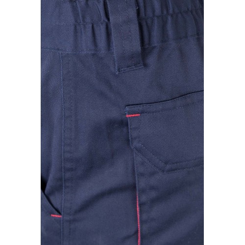 103024S.PANTALÓN STRETCH BICOLOR AZUL NAVY/ROJO 34