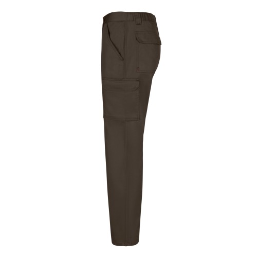 103026.PANTALÓN MULTIBOLSILLOS VERDE CAZA 34