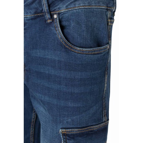 103028S.PANTALÓN DENIM STRETCH DENIM AZUL 2XL