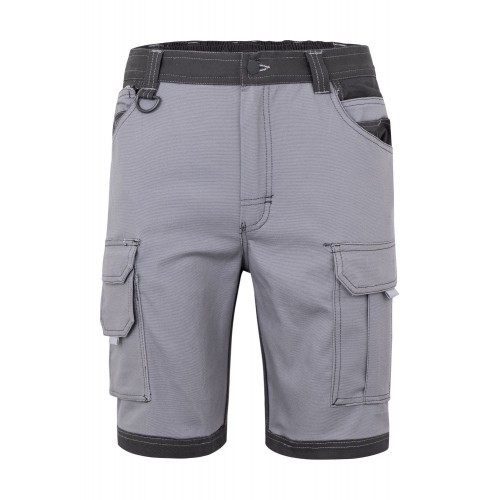 103029S.BERMUDA CANVAS STRETCH GRIS/NEGRO L