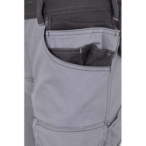 103029S.BERMUDA CANVAS STRETCH GRIS/NEGRO 2XL