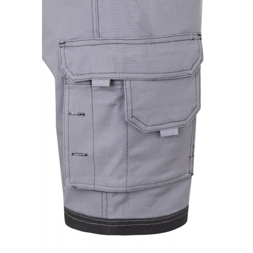 103029S.BERMUDA CANVAS STRETCH GRIS/NEGRO 2XL