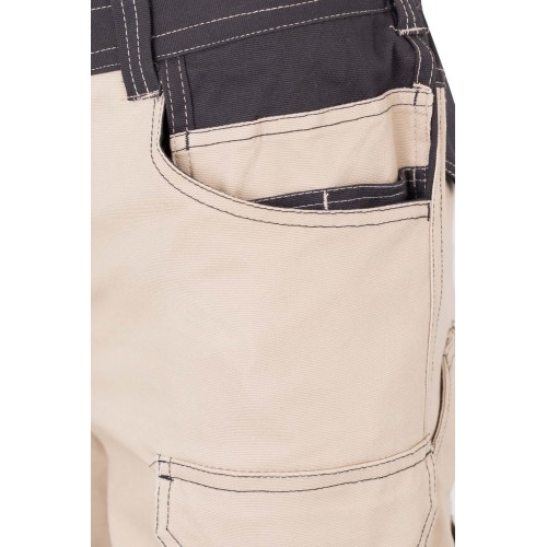 103029S.BERMUDA CANVAS STRETCH BEIGE ARENA/NEGRO 2XL