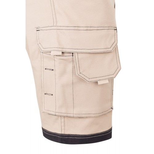 103029S.BERMUDA CANVAS STRETCH BEIGE ARENA/NEGRO 2XL