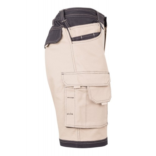 103029S.BERMUDA CANVAS STRETCH BEIGE ARENA/NEGRO 2XL