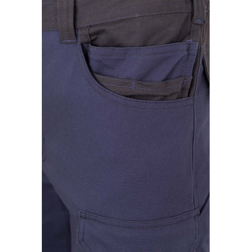 103029S.BERMUDA CANVAS STRETCH AZUL NAVY/NEGRO 2XL