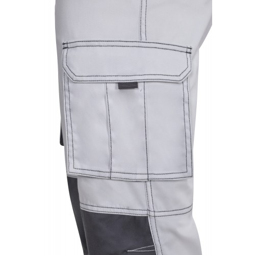 103031S.PANTALÓN STRETCH BICOLOR BLANCO/GRIS 34