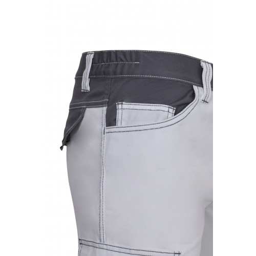 103031S.PANTALÓN STRETCH BICOLOR BLANCO/GRIS 34