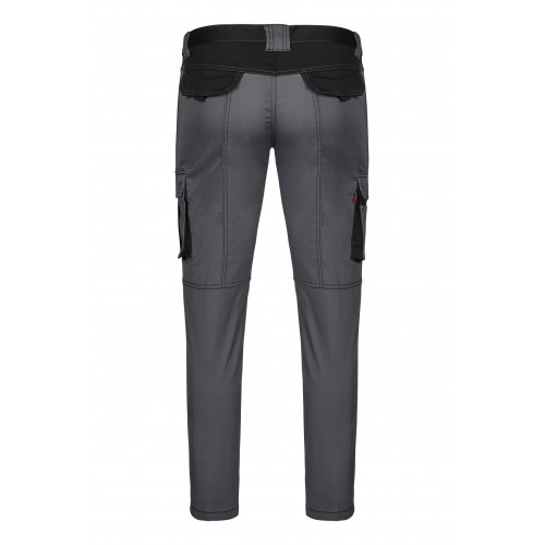 103031S.PANTALÓN STRETCH BICOLOR GRIS/NEGRO 34