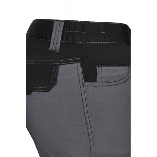 103031S.PANTALÓN STRETCH BICOLOR GRIS/NEGRO 34