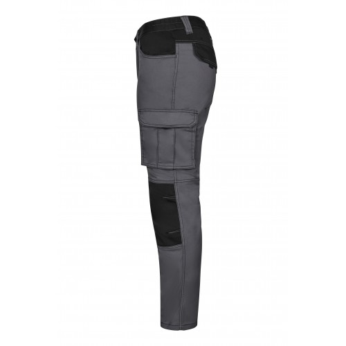 103031S.PANTALÓN STRETCH BICOLOR GRIS/NEGRO 34