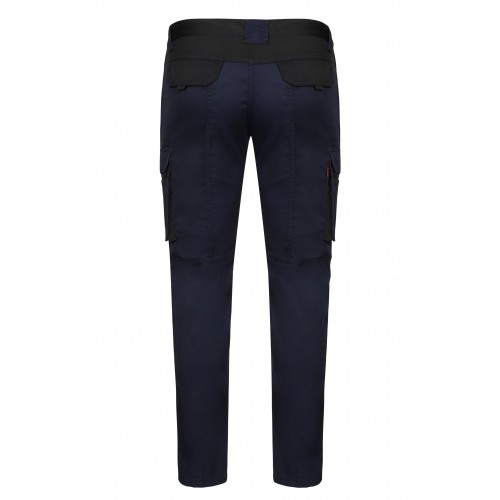 103031S.PANTALÓN STRETCH BICOLOR AZUL NAVY/NEGRO 34