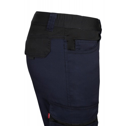 103031S.PANTALÓN STRETCH BICOLOR AZUL NAVY/NEGRO 34