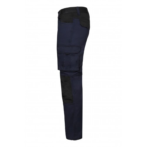 103031S.PANTALÓN STRETCH BICOLOR AZUL NAVY/NEGRO 34
