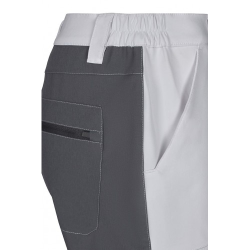 103032S.BERMUDA TREKKING STRETCH BLANCO/GRIS S