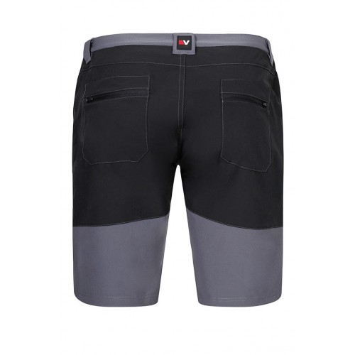 103032S.BERMUDA TREKKING STRETCH GRIS/NEGRO S