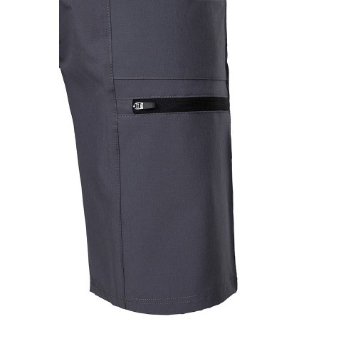 103032S.BERMUDA TREKKING STRETCH GRIS/NEGRO S