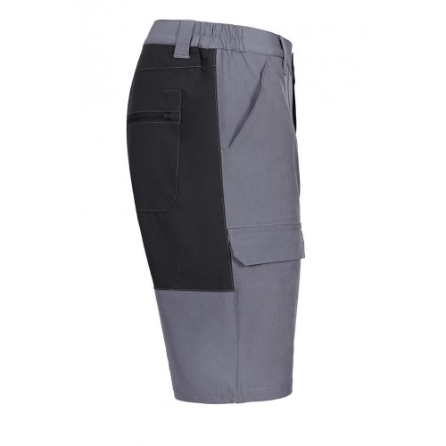 103032S.BERMUDA TREKKING STRETCH GRIS/NEGRO S