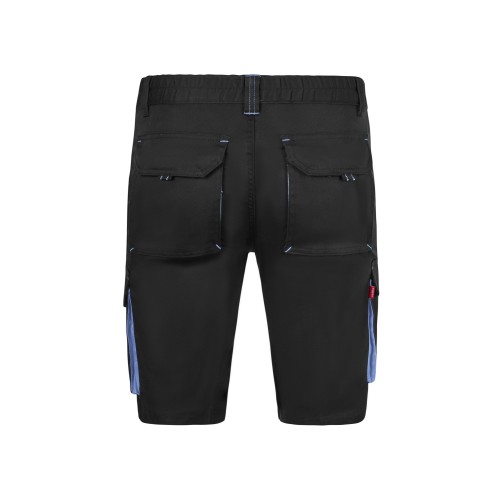 103034S.BERMUDA STRETCH BICOLOR NEGRO/CELESTE 34