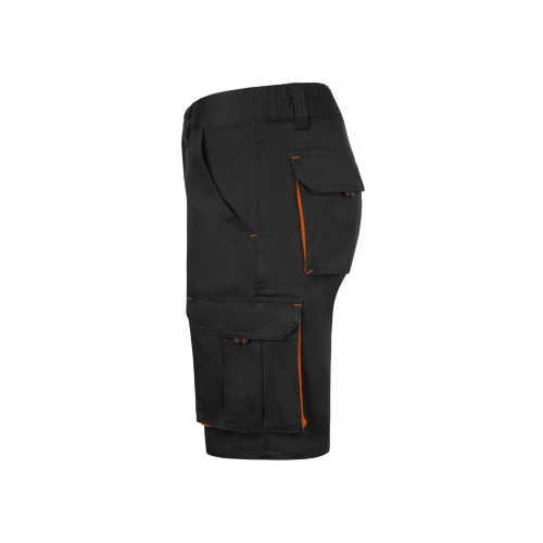 103034S.BERMUDA STRETCH BICOLOR NEGRO/NARANJA 34