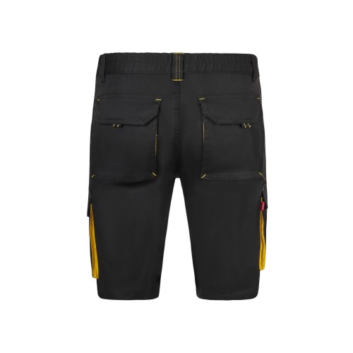 103034S.BERMUDA STRETCH BICOLOR NEGRO/AMARILLO 34