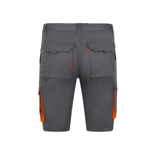 103034S.BERMUDA STRETCH BICOLOR GRIS/NARANJA 34