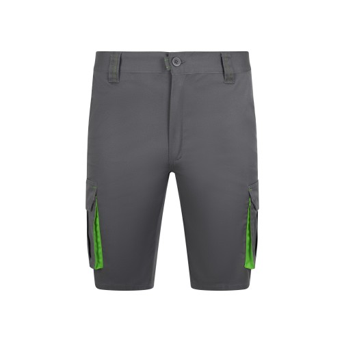 103034S.BERMUDA STRETCH BICOLOR GRIS/VERDE LIMA 34