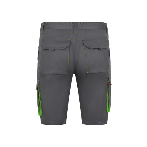 103034S.BERMUDA STRETCH BICOLOR GRIS/VERDE LIMA 34