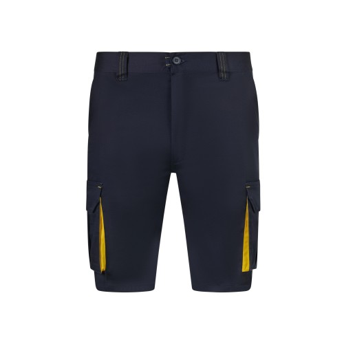 103034S.BERMUDA STRETCH BICOLOR AZUL NAVY/AMARILLO 34