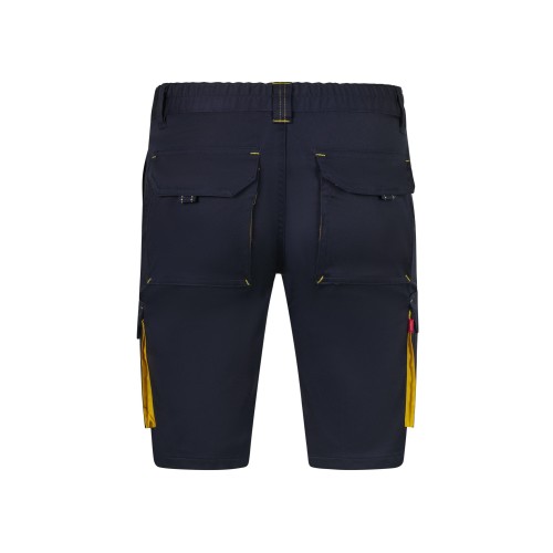 103034S.BERMUDA STRETCH BICOLOR AZUL NAVY/AMARILLO 34