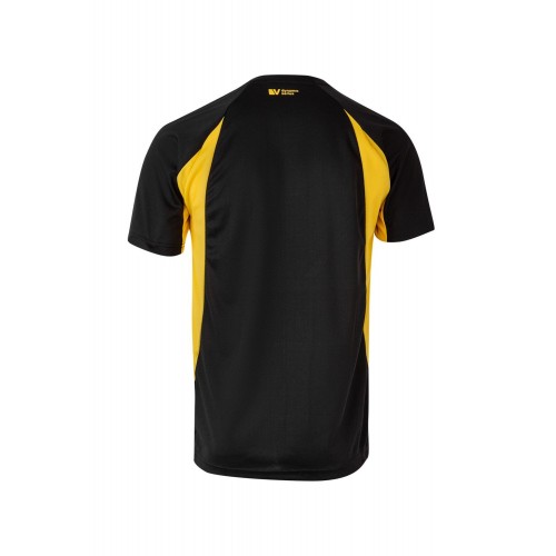 105501.CAMISETA TÉCNICA BICOLOR NEGRO/AMARILLO 2XL