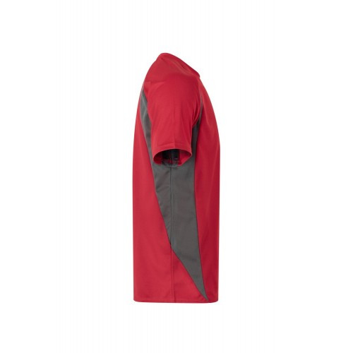 105501.CAMISETA TÉCNICA BICOLOR ROJO/GRIS 2XL