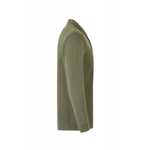 105503.POLO ML VERDE CAZA 2XL