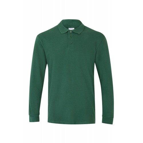 105503.POLO ML VERDE BOSQUE 3XL