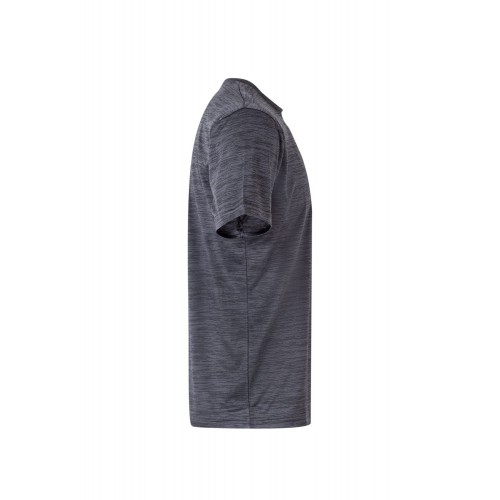 105507.CAMISETA TÉCNICA GRIS OSCURO JASPEADO 2XL