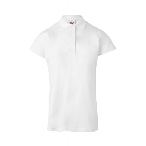 105509S.POLO STRETCH MC MUJER BLANCO XS