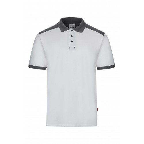 105519S.POLO STRETCH BICOLOR MC BLANCO/GRIS XS