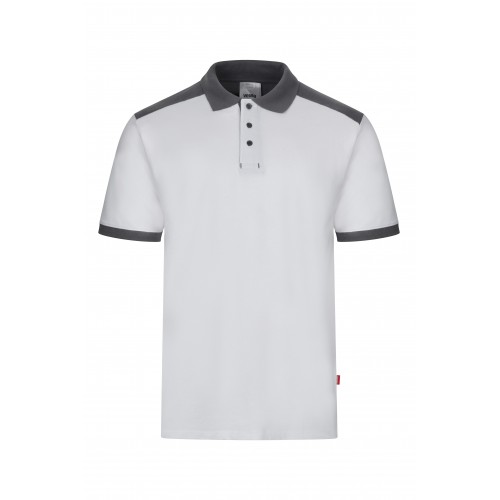 105519S.POLO STRETCH BICOLOR MC BLANCO/GRIS XS