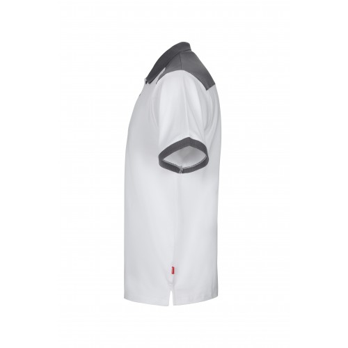 105519S.POLO STRETCH BICOLOR MC BLANCO/GRIS XS